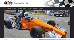 Desktop Screenshot of gippslandcarclub.com.au